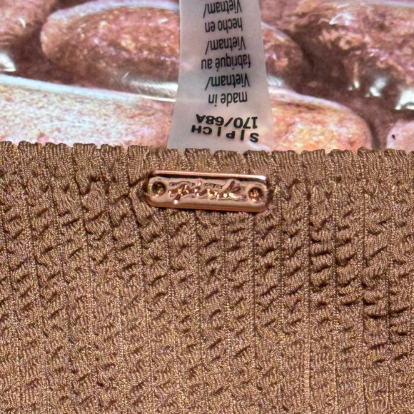 Victoria Secret  PINK brown cheeky bikini bottom New - Picture 4 of 6